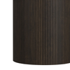 Sylvie 22” Modern Round End Table with Marble Look Top – Dark Brown | Table de bout ronde moderne Sylvie de 22 po avec dessus en imitation de marbre - brun foncé