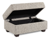 Made in Canada Customizable Sofa Lab Trunk 39" Fabric Storage Ottoman – Rust Accent Fabric |Pouf de rangement personnalisable Trunk de Sofa Lab de 39 po fabriqué au Canada en tissu - tissu décoratif Rust
