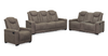 Venture 35.83” Faux Suede Reclining Chair with Storage and Cupholders - Chocolate | Fauteuil inclinable Venture de 35,83 po en suédine avec rangement et porte-gobelets - chocolat