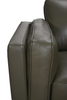 Viero 64.2" Genuine Leather Loveseat - Green   | Causeuse Viero de 64,2 po en cuir véritable - verte