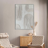 Distant Echoes Hand Painted Heavy Textured Wall Art – 36” x 48” | Œuvre d’art murale « Distant Echoes » peinte à la main à texture épaisse - 36 po x 48 po