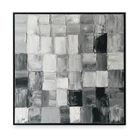 Abstract Rhythms Hand Painted Heavy Textured Wall Art – 36” x 48”