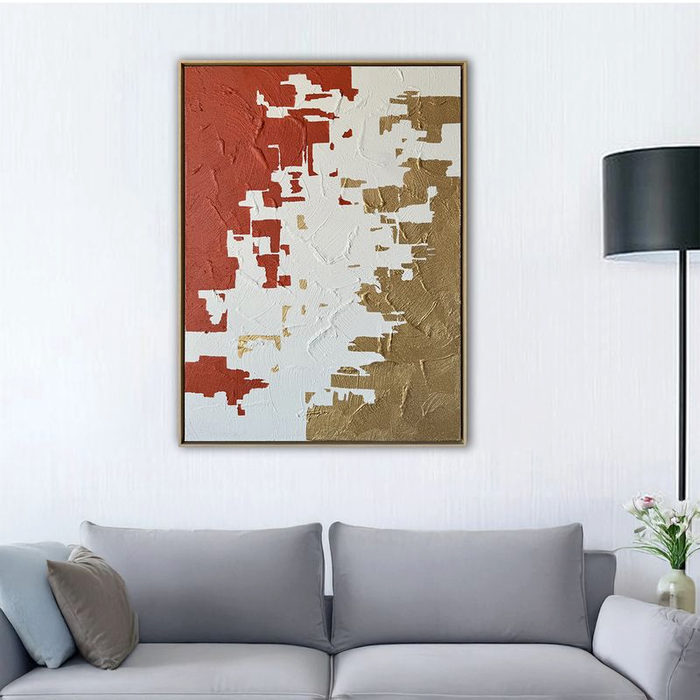 Endless Transform Hand Painted Heavy Textured Wall Art – 36” x 48”