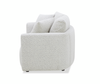 Waverly 68.11” Contemporary Fabric Loveseat with Removable Back Cushion – Linen | Causeuse contemporaine Waverly de 68,11 po en tissu avec coussin de dossier amovible - lin