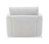 Waverly 40.55” Contemporary Fabric Swivel Chair with Removable Back Cushion – Linen | Fauteuil pivotant contemporain Waverly de 40,55 po en tissu avec coussin de dossier amovible - lin