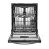 Whirlpool 24" 47 dBA Built-In Top-Control Dishwasher with Third Rack - Stainless Steel - WDTF5024SZ | Lave-vaisselle Whirlpool de 24 po et de 47 dBA avec commandes sur le dessus et 3e panier - acier inoxydable - WDTF5024SZ