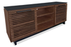 Wilder 68" Traditional TV Stand with Storage and Cable Management for TVs up to 78" – Dark Brown | Meuble pour téléviseur traditionnel Wilder de 68 po avec rangement et système de gestion des câbles pour téléviseurs jusqu’à 78 po - brun foncé