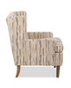 Made in Canada Sofa Lab Customizable Wingback 30" Fabric Accent Chair – Mineral Accent Fabric | Fauteuil d’appoint à oreilles personnalisable de Sofa Lab de 30 po fabriqué au Canada en tissu - tissu décoratif Mineral