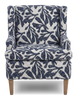 Made in Canada Sofa Lab Customizable Wingback 30" Fabric Accent Chair – Marine Accent Fabric | Fauteuil d’appoint à oreilles personnalisable de Sofa Lab de 30 po fabriqué au Canada en tissu - tissu décoratif Marine