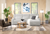 Shaquille O’Neal Home Legacy 3-Piece Right-Facing Power Reclining Sectional with Shaq-o-pedic Comfort - Grey  | Sofa sectionnel de droite à inclinaison électrique Legacy de Shaquille O’Neal Home 3 pièces avec confort Shaq-o-pedic - gris