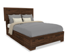 Yorkdale 5pc Bedroom Set with 6-Drawer Storage Bed, Dresser & Mirror, Walnut Brown - Full Size | Ensemble de chambre à coucher Yorkdale 5 pièces avec lit de rangement à 6 tiroirs, commode et miroir, brun noyer - format lit double