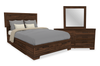 Yorkdale 5pc Bedroom Set with 6-Drawer Storage Bed, Dresser & Mirror, Walnut Brown - Full Size | Ensemble de chambre à coucher Yorkdale 5 pièces avec lit de rangement à 6 tiroirs, commode et miroir, brun noyer - format lit double