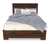 Yorkdale 6pc Set, 6-Drawer Bed, Dresser, Mirror & Nightstand, Walnut Brown- Queen Size | Ensemble de chambre à coucher Yorkdale 6 pièces avec lit de rangement à 6 tiroirs, commode, miroir et table de nuit, brun noyer - format grand lit