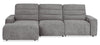 Shaquille O’Neal Home Prestige 3-Piece Left-Facing Sectional with Power Reclining – Grey | Sofa sectionnel de gauche Prestige de Shaquille O’Neal Home 3 pièces avec inclinaison électrique - gris