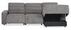 Shaquille O’Neal Home Prestige 3-Piece Right-Facing Sectional with Power Reclining – Grey | Sofa sectionnel de droite Prestige de Shaquille O’Neal Home 3 pièces avec inclinaison électrique - gris