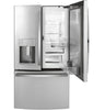 Profile 36" 22.1 Cu. Ft. French-Door Refrigerator - Stainless - PYD22KYNFS | Réfrigérateur Profile de 22,1 pi³ et de 36 po à portes françaises - acier inoxydable - PYD22KYNFS