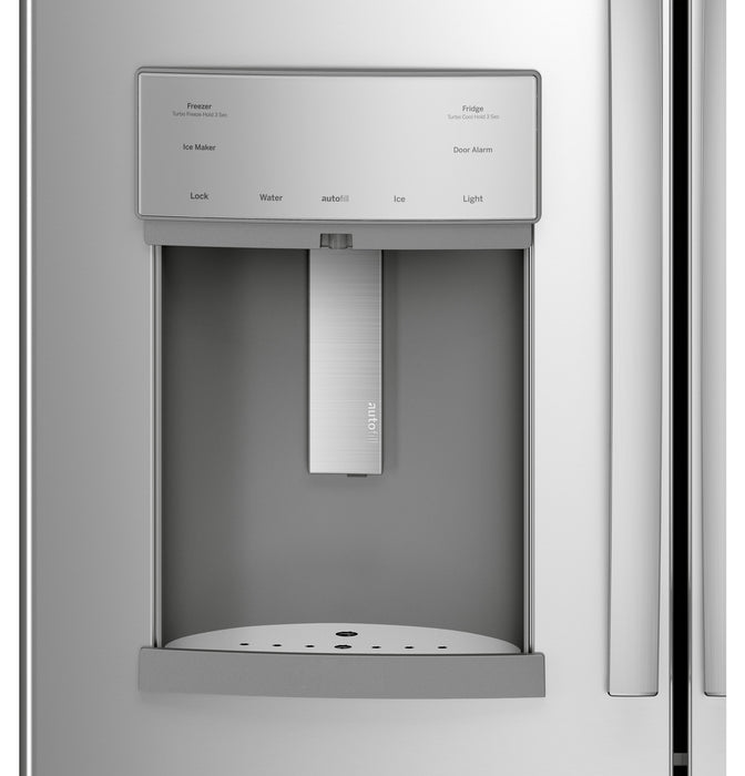 Profile 36\" 22.1 Cu. Ft. French-Door Refrigerator - Stainless - PYD22KYNFS