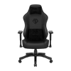 Anda Seat Phantom 3 Ergonomic Genuine Leather Gaming Chair - Black|Fauteuil de jeu ergonomique Phantom 3 de Anda Seat en cuir véritable - noir