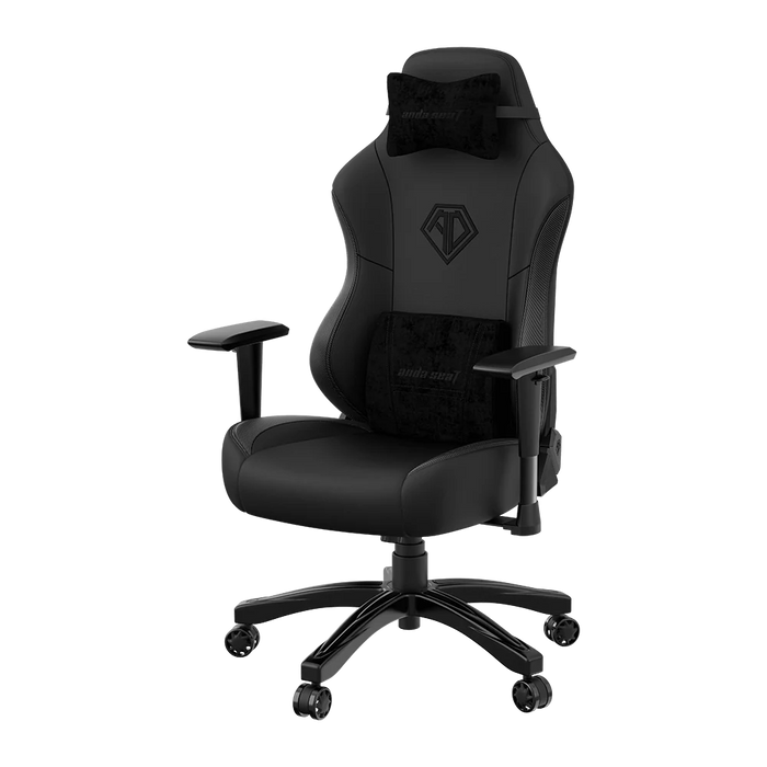 Anda Seat Phantom 3 Ergonomic Genuine Leather Gaming Chair - Black