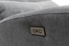 Quest 36.5" Chenille Fabric Power Reclining Chair - Grey | Fauteuil à inclinaison électrique Quest de 36,5 po en tissu de chenille- gris