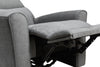 Quest 36.5" Chenille Fabric Power Reclining Chair - Grey | Fauteuil à inclinaison électrique Quest de 36,5 po en tissu de chenille- gris