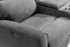 Quest 73" Chenille Fabric Power Reclining Loveseat - Grey | Causeuse à inclinaison électrique Quest de 73 po en tissu de chenille - gris