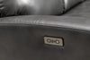 Quest 82.5" Leather-Look Fabric Power Reclining Sofa - Grey | Sofa à inclinaison électrique Quest de 82,5 po en cuir contrecollé - gris