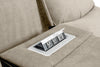 Quest 82.5" Chenille Fabric Power Reclining Sofa - Cobblestone | Sofa à inclinaison électrique Quest de 82,5 po en tissu de chenille - pavé