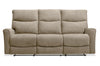 Quest 82.5" Chenille Fabric Power Reclining Sofa - Cobblestone | Sofa à inclinaison électrique Quest de 82,5 po en tissu de chenille - pavé