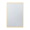 Arcus 24" X 36" Hand Crafted Linear Rectangular Mirror - Gold|Miroir rectangulaire linéaire Arcus 24 po x 36 po fabriqué à la main - doré