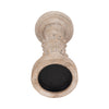 Wooden 11" Antique Candle Holder|Bougeoir antique de 11 po en bois