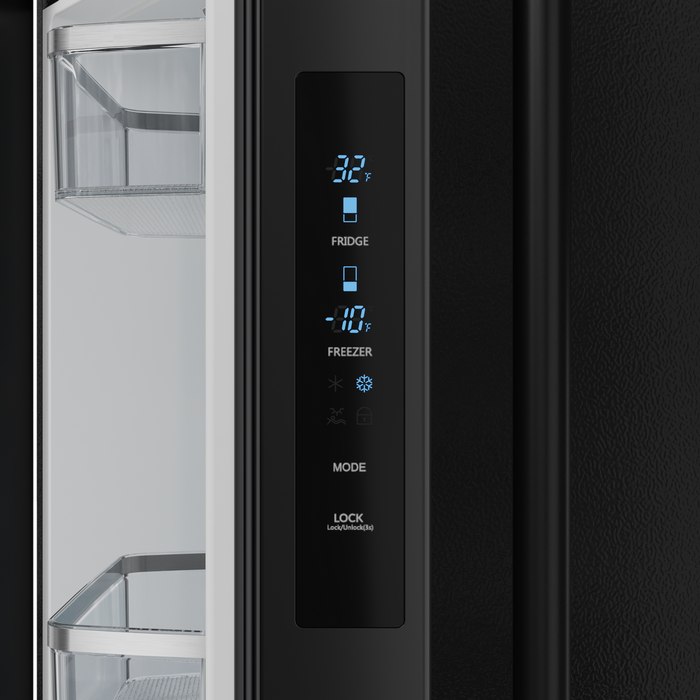 Gordon Ramsay Collection by Thor Kitchen 30\" 17.5 Cu. Ft. Counter-Depth French-Door Refrigerator - RF3017FFD00
