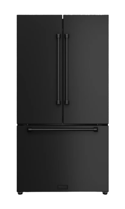 Gordon Ramsay Collection by Thor Kitchen 36\" 20.3 Cu. Ft. Counter-Depth French-Door Refrigerator - RF3621CTD00