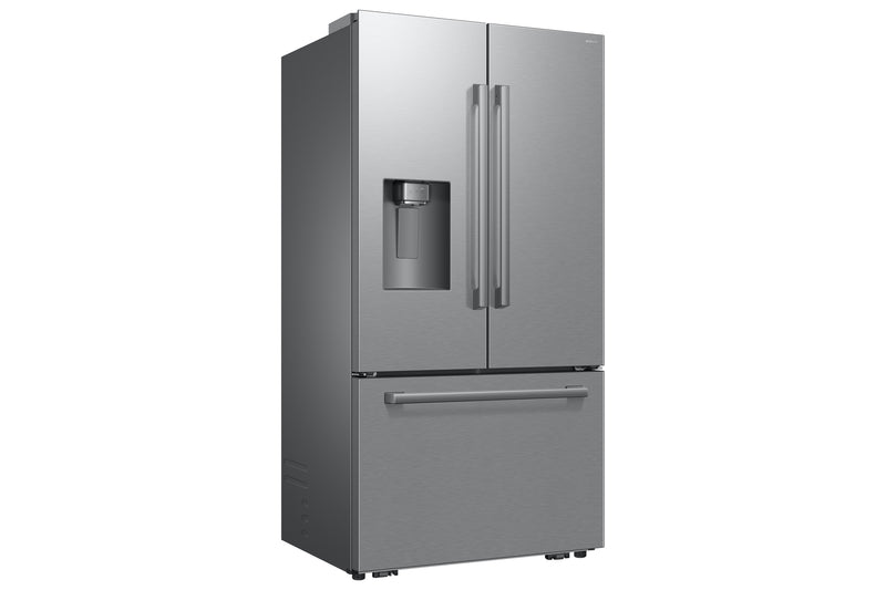 Samsung 35.8” 24 Cu. Ft. 3-Door French Door Refrigerator – Silver - RF70H25GERAA