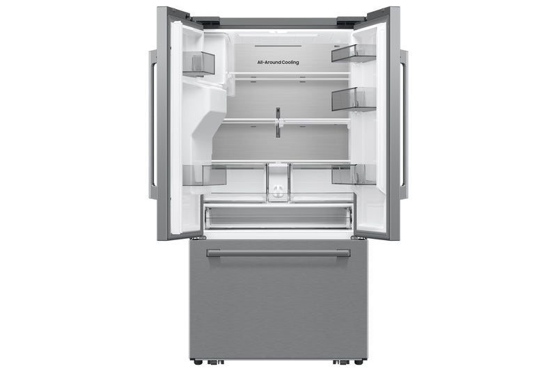 Samsung 35.8” 24 Cu. Ft. 3-Door French Door Refrigerator – Silver - RF70H25GERAA