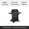 Broil King Royal 320 Shadow 3-Burner 30,000-BTU Propane Gas BBQ - 824154 Grill | Broil King Royal 320 Shadow 3-bruleurs 30 000 BTU Barbecue a gaz propane - 824154