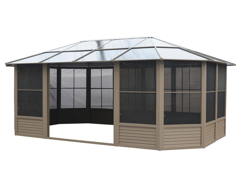 Gazebo Penguin Florence - Solarium 12x18 Polycarbonate Roof