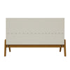 Manhattan Comfort Mid-Century Modern Gales 48.50” Sideboard with Solid Wood Legs - Matte White|Desserte moderne du milieu du 20e siècle Gales de Manhattan Comfort de 48,50 po avec pattes en bois massif - blanc mat