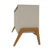 Manhattan Comfort Mid-Century Modern Gales 63.32” Sideboard with Solid Wood Legs - Greige|Desserte Gales de Manhattan Comfort de 63,32 po de style moderne du milieu du 20e siècle avec pattes en bois massif - greige