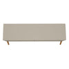Manhattan Comfort Mid-Century Modern Gales 63.32” Sideboard with Solid Wood Legs - Greige|Desserte Gales de Manhattan Comfort de 63,32 po de style moderne du milieu du 20e siècle avec pattes en bois massif - greige
