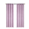 Embroidered Panel Fern Dark Rose 96" - Set of 2 Drapes and Blinds|Panneau brodé rose foncé de 96 po à motif de fougère - ensemble de 2 rideaux et stores