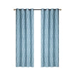 Embroidered Panel Fern Teal 84" - Set of 2 Drapes and Blinds|Panneau brodé bleu sarcelle de 84 po à motif de fougère - ensemble de 2 rideaux et stores