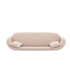 Manhattan Comfort Contemporary Siri Linen Weave 92.52" Sofa with Pillows - Wheat|Sofa contemporain Siri de Manhattan Comfort de 92,52 po en lin tissé avec coussins - blé