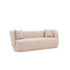 Manhattan Comfort Contemporary Siri Linen Weave 92.52" Sofa with Pillows - Wheat|Sofa contemporain Siri de Manhattan Comfort de 92,52 po en lin tissé avec coussins - blé