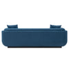 Manhattan Comfort Contemporary Edmonda Velvet Sofa with Pillows - Sapphire Blue|Sofa contemporain Edmonda de Manhattan Comfort en velours avec coussins - bleu saphir