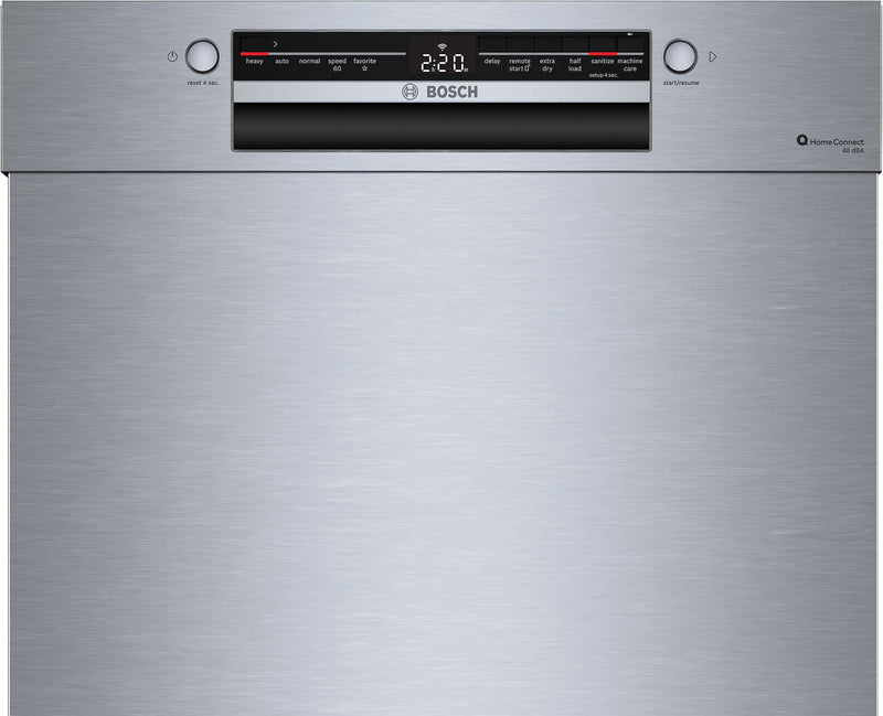 Bosch 23.62” 100 Series Dishwasher - Stainless Steel - SHE41D75UC
