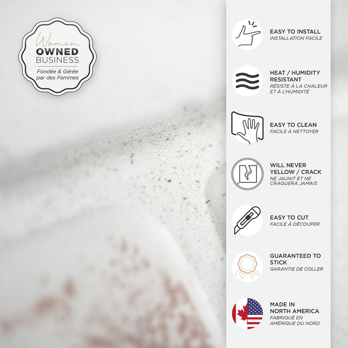 Smart Tiles Peel and Stick 2-Sheet 21 x 11 Backsplash - Brik Toscana