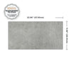 Smart Tiles Peel and Stick 2-Sheet 23 x 12 Backsplash - Blok Grey|Dosseret Smart Tiles peler et coller 23 x 12, 2 feuilles - Blok Grey