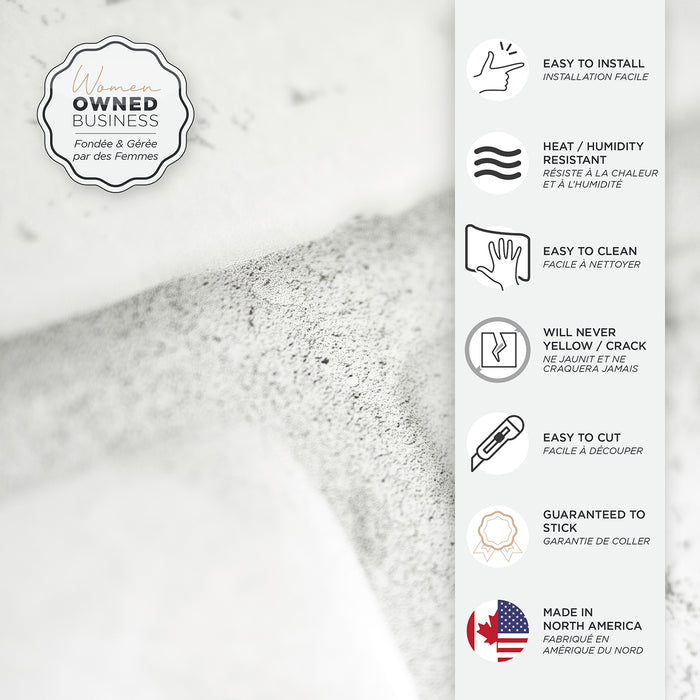 Smart Tiles Peel and Stick 2-Sheet 21 x 11 Backsplash - Brik Sidney