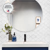 Smart Tiles Peel and Stick 2-Sheet 23 x 12 Backsplash - Blok Arabesco|Dosseret Smart Tiles peler et coller 23 x 12, 2 feuilles - Blok Arabesco